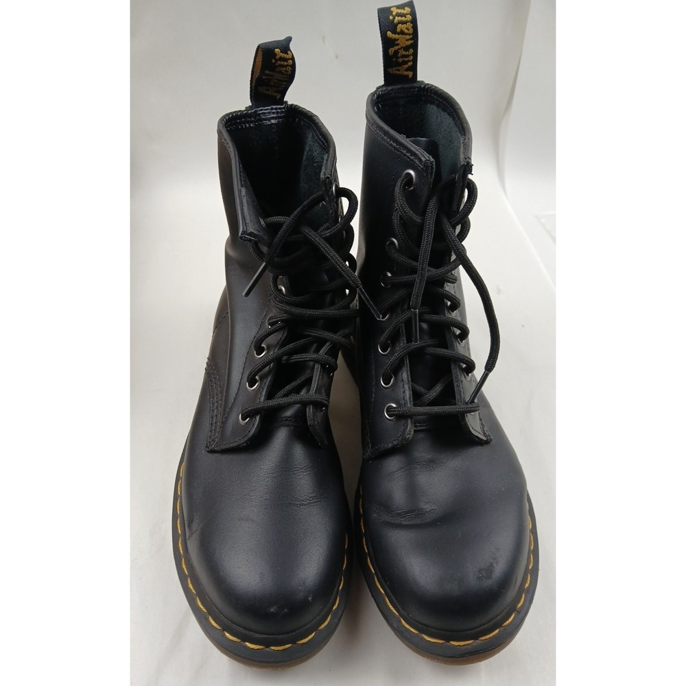 Dr. Doc Martens AW004 1460 COMBS LEATHER 8-Eye 6" Lace Up Boots US 7M / 8L